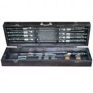 Набор шампуров Metalzavod "Джура" ручной работы черный