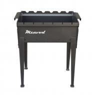 Мангал Metalzavod "Тесей" на 6 шампурів 3 мм зі знімними ніжками Мангал Metalzavod "Тесей" на 6 шампурів 3 мм зі знімними ніжками