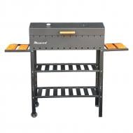 Мангал-барбекю Metalzavod "Геліос" на 12 шампурів 4 мм з колесами Мангал-барбекю Metalzavod "Геліос" на 12 шампурів 4 мм з колесами