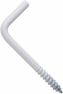 Шуруп с L-крюком 35231 пластик 2x20 мм 250 шт. белый snapt