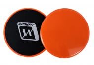 Фітнес-диск для глайдингу EasyFit Gliding Discs 2 шт. помаранчевий