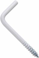 Шуруп з L-гаком 37982 пластик 2,3x25 мм 50 шт. білий snapt Шуруп з L-гаком 37982 пластик 2,3x25 мм 50 шт. білий snapt