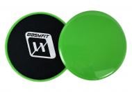 Фитнес-диски для глайдинга EasyFit Gliding Discs 2 шт. зеленый