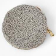 Косметичка MISO accessory TEDDY круглая серая