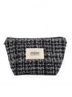 Косметичка MISO accessory TWEED маленькая черная