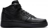 Кросівки чоловічі зимові Nike AIR FORCE 1 MID 07 315123-001 р.40,5 чорні