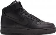 Кроссовки женские зимние Nike AIR FORCE 1 HIGH 334031-013 р.37,5 черные