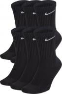 Носки Nike U NK EVERYDAY CUSH CREW SX7666-010 р.M черный 6 шт.