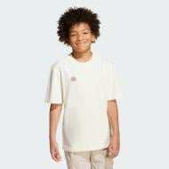 Футболка Adidas J SIM GFX T JL9180 р.7-8YRS бежевый Футболка Adidas J SIM GFX T JL9180 р.7-8YRS бежевый