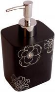 Дозатор для жидкого мыла Trento Crystal nero 25002