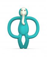 Прорізувач Matchstick Monkey Слон бірюзовий 11 см (MM-E-001)