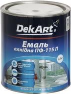 Емаль DekArt алкідна ПФ-115П світло-сірий глянець 2,8 кг