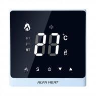 Терморегулятор для теплої підлоги ALFA HEAT SMART WI-FI білий