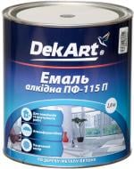 Емаль DekArt алкідна ПФ-115П чорний глянець 2,8 кг