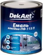 Емаль DekArt алкідна ПФ-115П коричневий глянець 2,8 кг