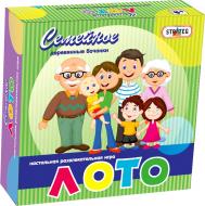 Игра настольная Strateg Лото Семейное с деревянными бочонками