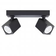 ВИТРИНА! Спот Victoria Lighting 2x35 Вт GU10 черный Shark/PL2 black
