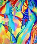 Набор для творчества со стразами на подрамнике Красота любви 40x50 см 189112 Діамантові ручки