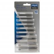 Набор метчиков метрических 10пр.(М6х1.0, М7х1.0, М8х1.0/1.25, М10х1.0/1.25/1.5, М12х1.25/1.5/1.75), в блистере Scheppach 10 шт. SCH-C010-1T Набор метчиков метрических 10пр.(М6х1.0, М7х1.0, М8х1.0/1.25, М10х1.0/1.25/1.5, М12х1.25/1.5/1.75), в блистере Scheppach 10 шт. SCH-C010-1T