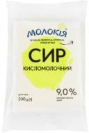 Сир кисломолочний ТМ Молокія 9% м/у 200 г