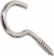 Шуруп с C-крюком 38015 нержавеющая сталь 6x120 мм 50 шт. snapt