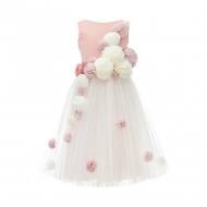Сукня Maya-MI Зефірний бал 0105-0014-1 р.140 рожевий із білим