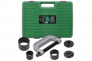 Rock FORCE Набор инструментов для снятия и установки шаровых опор, подшипников и сайлентблоков, 7пр., в кейсе