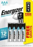 Батарейка Energizer Max Plus AAA (мизинчиковые) 4 шт. (E301321902)