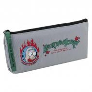 Пенал на молнии 680 Rick and Morty KITE серый с рисунком