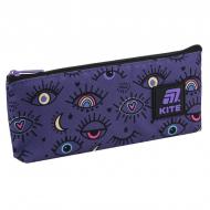Пенал на блискавці K25-680-1 KITE фіолетовий із принтом
