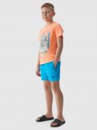 Шорты 4F BOARD SHORTS M066 / SZORTY KAPIELOWE M066 4FJWSS24UBDSM066-33S р. 146-152 синий