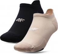 Носки 4F D4Z20-SOD210-54S+20S р.39-42 черный/розовый 2 шт.