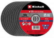 Круг відрізний Einhell 125х1,0x22,23 мм 10 шт. 711945