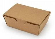 Коробка под суши маленькая без ламинации КРАФТ 130х88х48 мм 50 шт