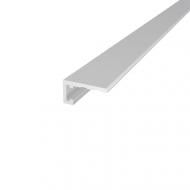 Микроплинтус алюминиевый АЛЮПРО ПАС-4849 серебро 2500х15х8,1 мм