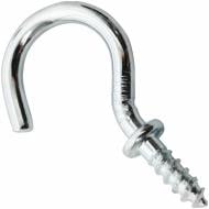 Шуруп з C-гаком 35412 ЦБ 2,3x25 мм 50 шт. білий цинк з упором snapt Шуруп з C-гаком 35412 ЦБ 2,3x25 мм 50 шт. білий цинк з упором snapt