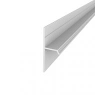 Плинтус скрытого монтажа АЛЮПРО ПАС-4868 серебро 2500х40х14,5 мм
