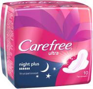 Прокладки гігієнічні Carefree Ultra night plus 10 шт.
