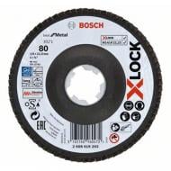 Круг пелюстковий Bosch Best For Metal X-lock X571 125 мм P80 2608619203