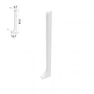 Заглушка правая АЛЮПРО ПАС-3817 белый мат 60 мм