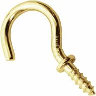 Шуруп с C-крюком 38030 латунь 3,3x40 мм 250 шт. латунь с упором snapt