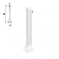 Кут наружный АЛЮПРО ПАС-3818 белый глянец 80 мм