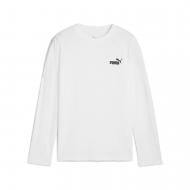 Футболка Puma ESS No. 1 Logo Longsleeve Tee B 69072602 р.128 білий Футболка Puma ESS No. 1 Logo Longsleeve Tee B 69072602 р.128 білий