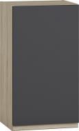 Шкаф верхний МС Джетта 40х72х31,7 см, графит серый/дуб сонома Грейд