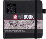 Блокнот для ескізів Sketch 12х12 см 80 л кремово-білий Sakura