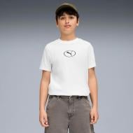 Футболка Puma SPORT Rib Collar Tee B 68925002 р.164 белый