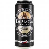 Пиво KARLOVA KRCMA KRCMA CERNE 4,4% 500 мл