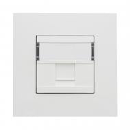 Розетка компьютерная двойная Efapel Quadro IP20 белый 4697612 SBR