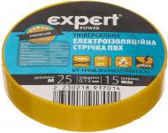 Изолента Expert Power ПВХ 0,13x15 мм 25 м желтая ПВХ