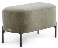 Пуф SOFALINO AMI 475х815 мм зелений/чорний (567015 )